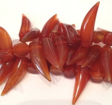 Strand of Carnelian Daggers