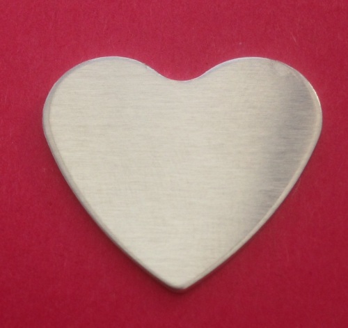 28mm Heart Stamping Blank