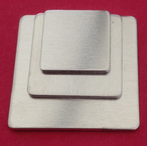 Aluminium Square Stamping Blanks - 15mm by 15mm