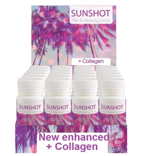 Sun shot Tanning drink x 3.