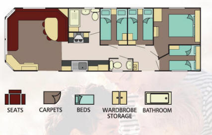 Butlins Skegness 4 Bed Caravan For Hire