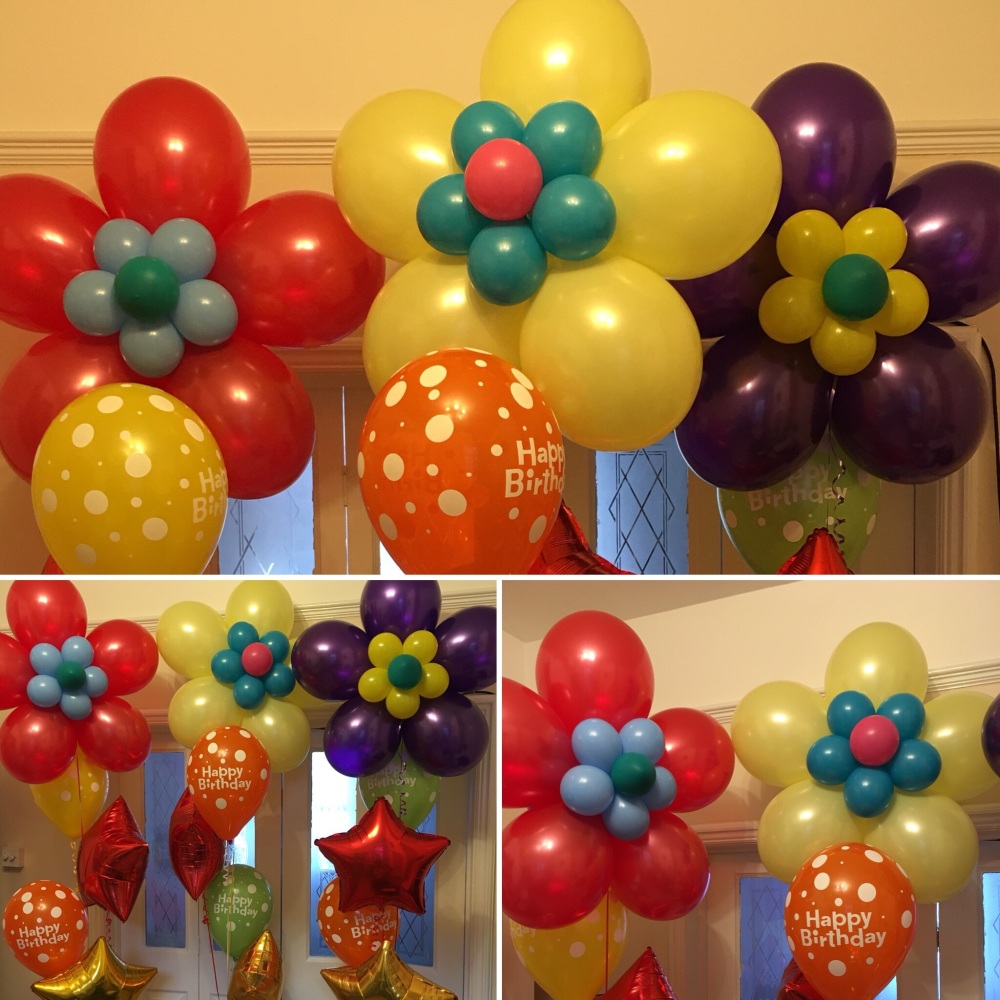 big balloons, confetti balloons, popping balloons, Birthday balloons