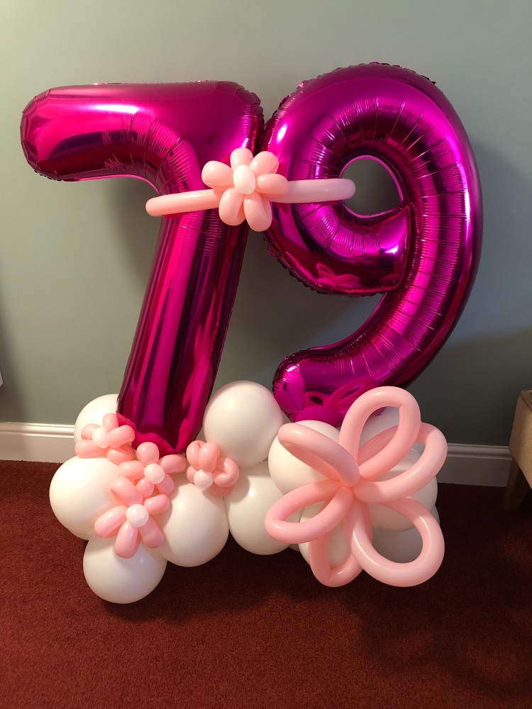 big balloons, confetti balloons, popping balloons, Birthday balloons