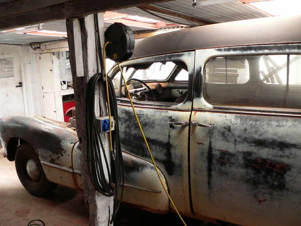 hearse august 2011 side view in workshop showing height