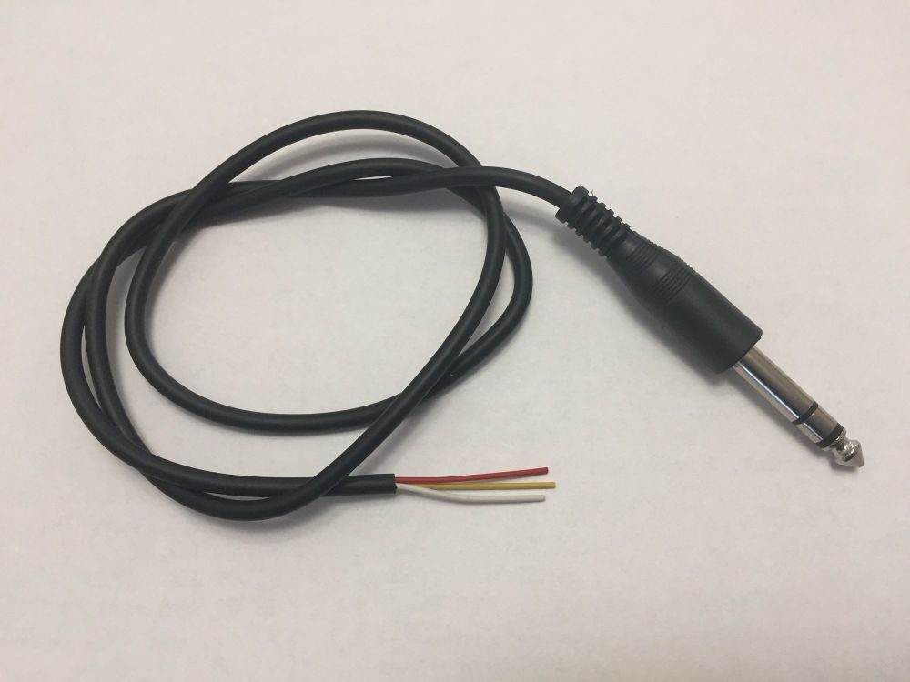 6.35mm  (1/4 inch) wired lead for Morse Keys