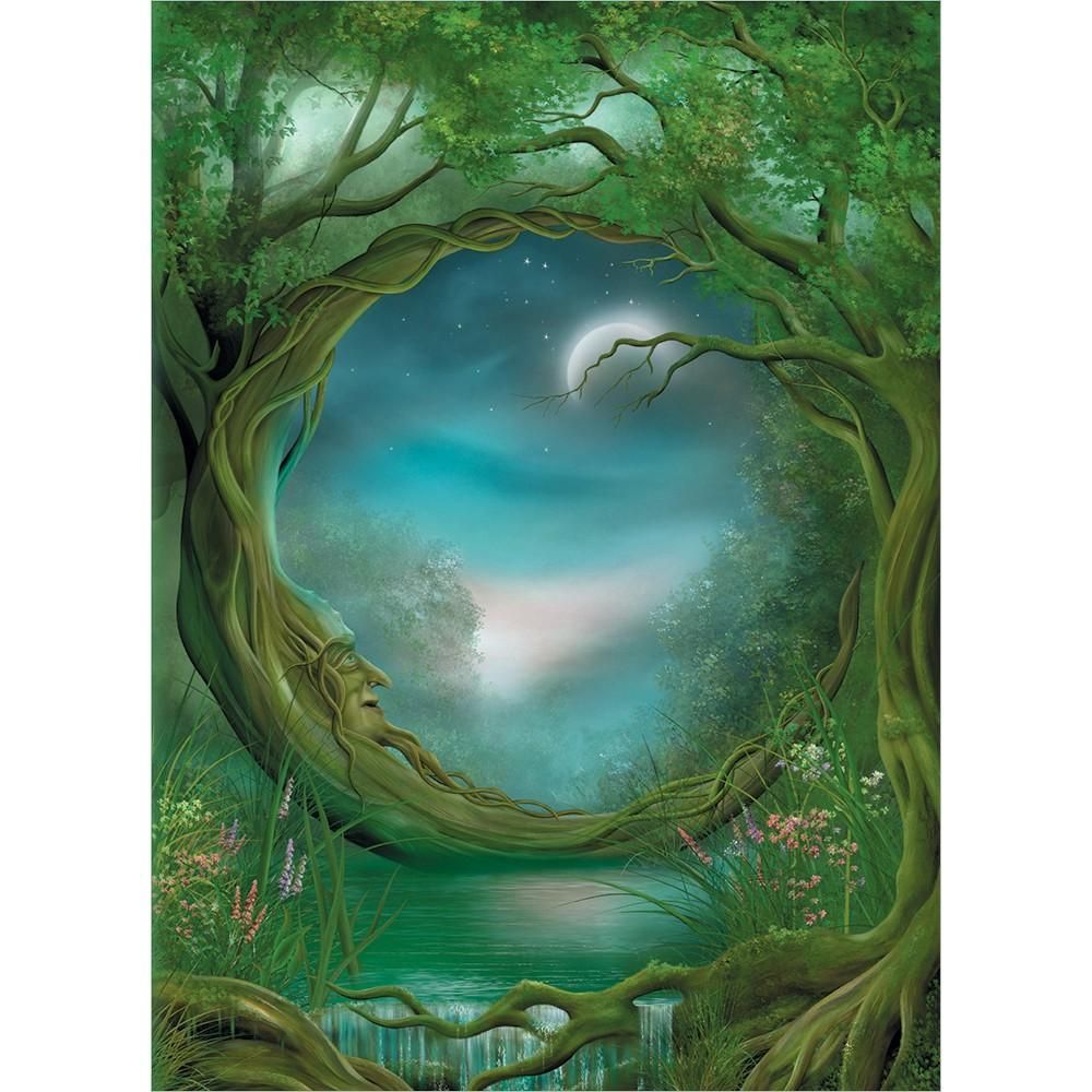 Day And Night Blank Card  - Tree Free