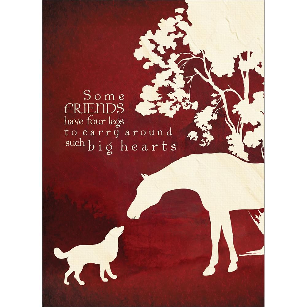 Four Legged Friends Sympathy Card With Envelope - Tree Free