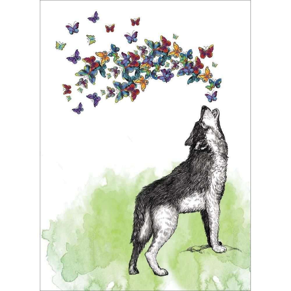 Howl With Joy Birthday Card - Tree Free