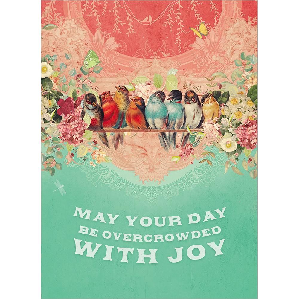 Overcrowded With Joy Birthday Card - Tree Free
