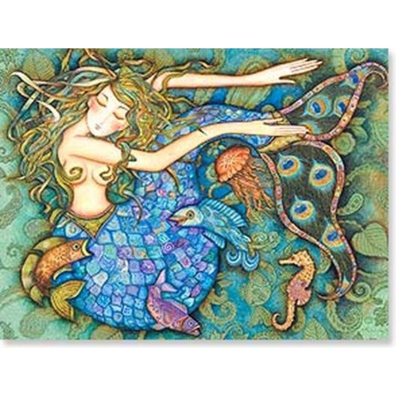 Beautiful Mermaid Greeting Card (Birthday)