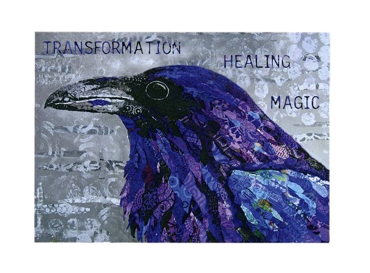 Healing Raven - Encouragement Card