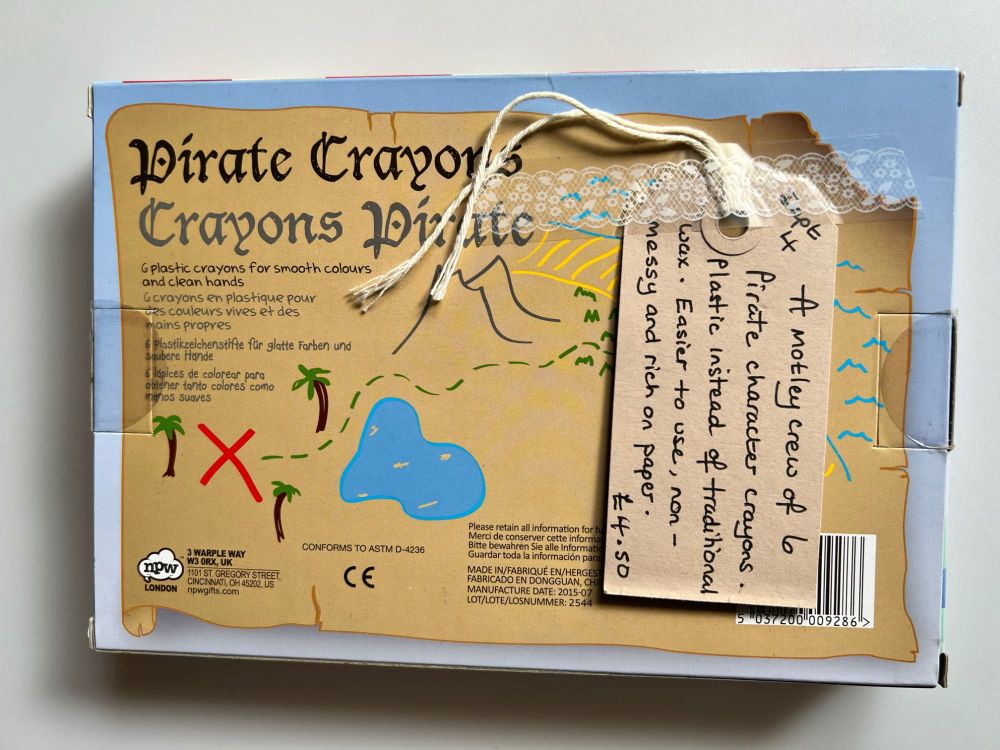 Pirate Crayons