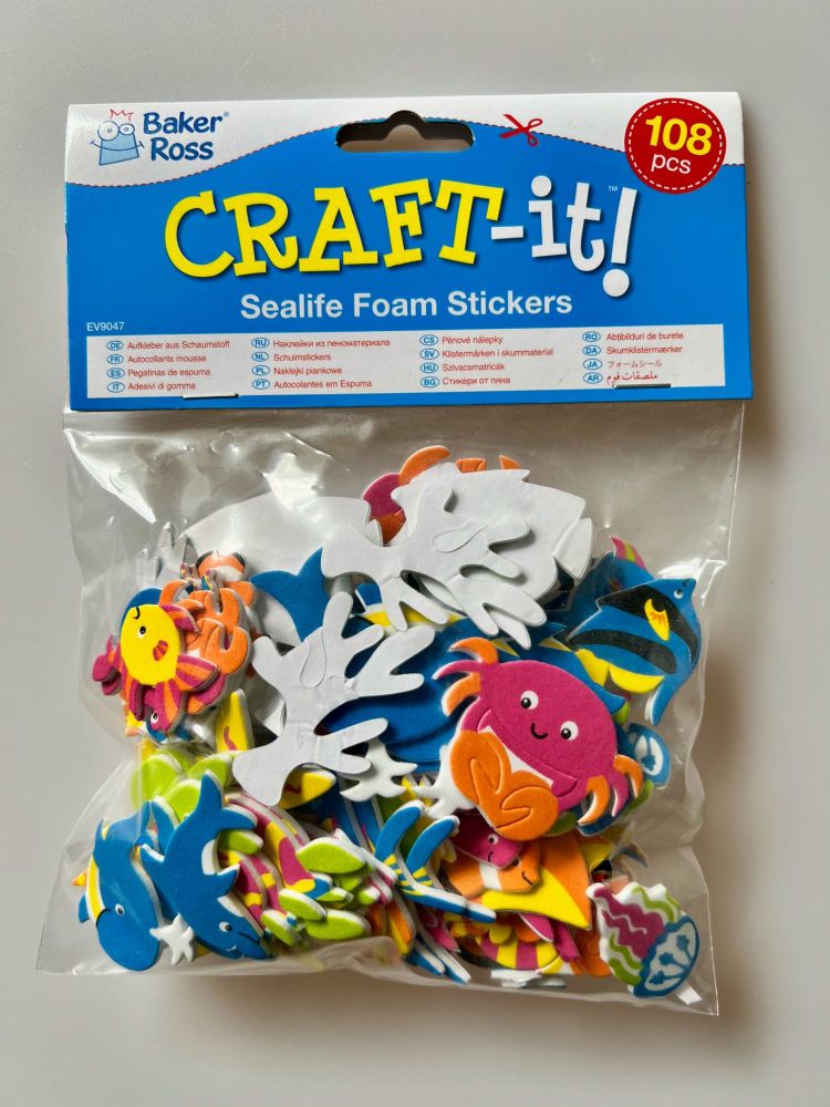 Sealife Foam Stickers