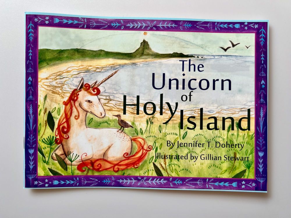 The Unicorn of Holy Island - Jennifer T. Doherty, illustrated by Gillian Stewart