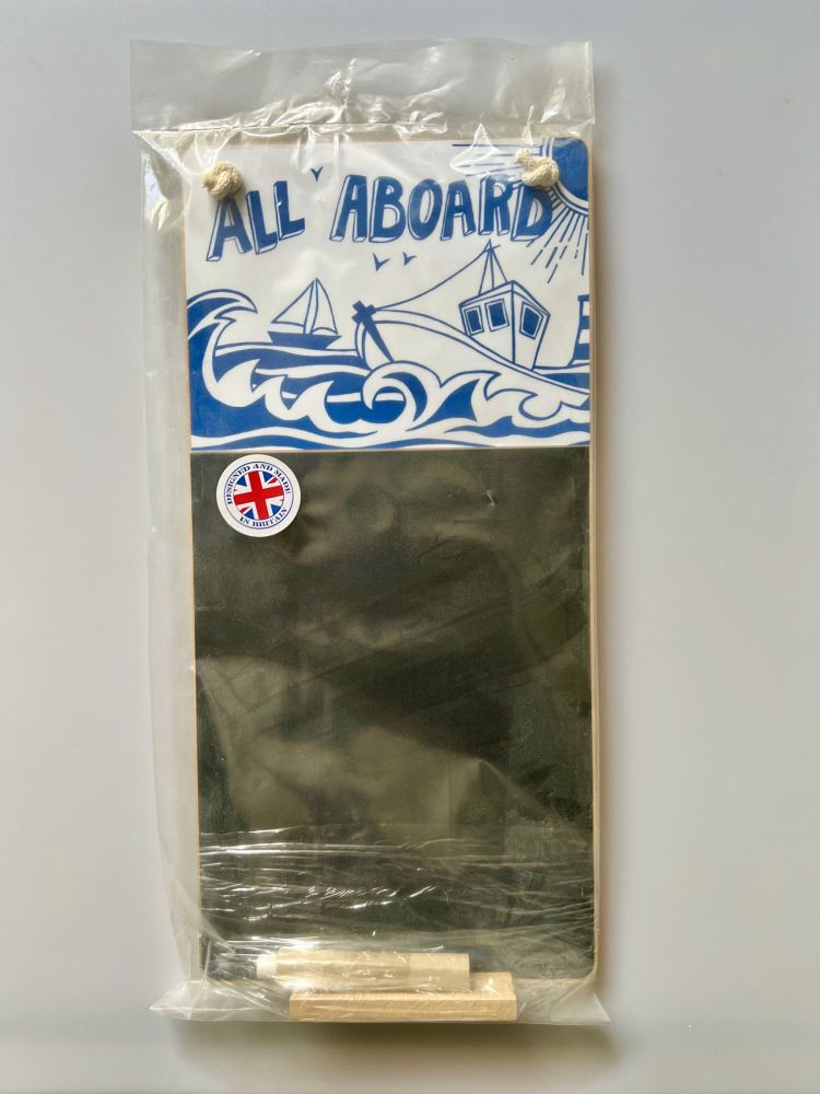 Very Rare Port & Lemon "All Aboard" Chalk Board