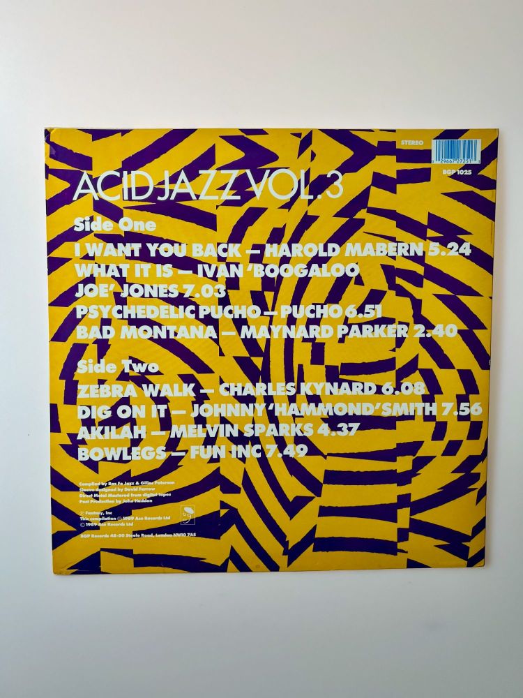 Acid Jazz Volume 3 - Vinyl - Album
