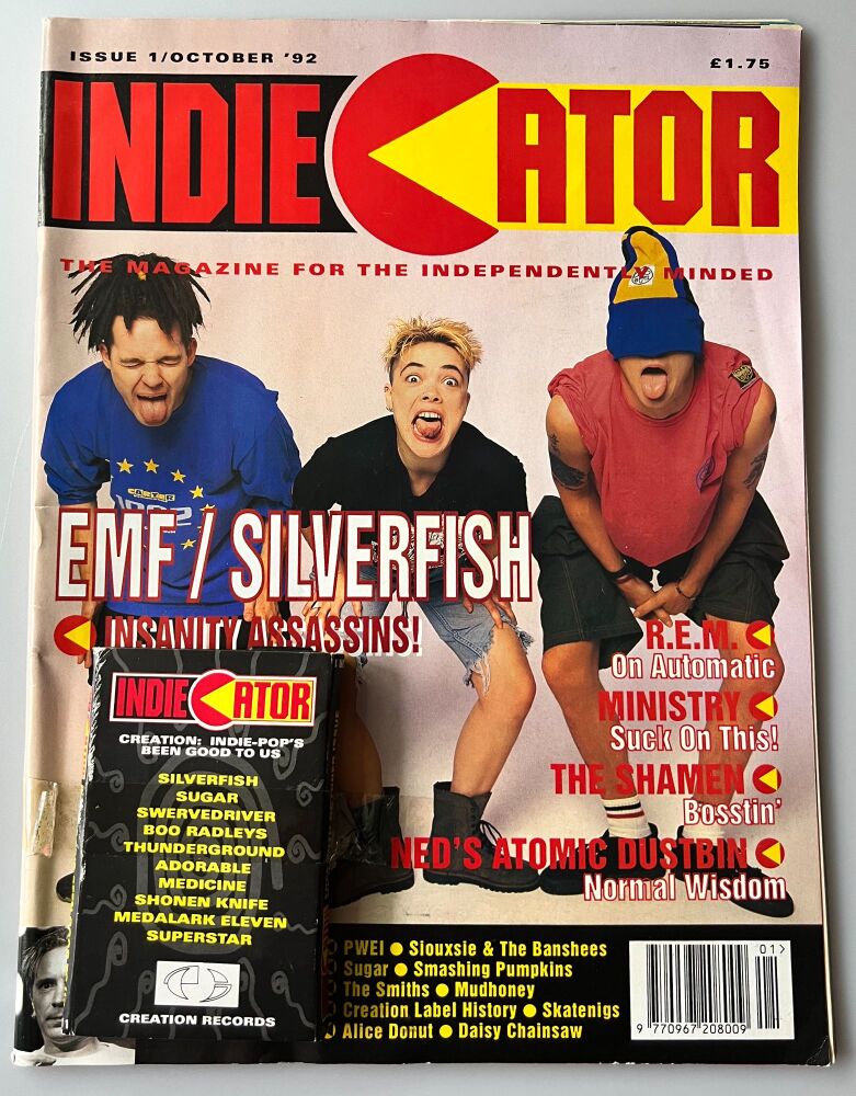 Issue 1/October 1992 - Indie Cator Magazine Including Creation Records Cassette Unplayed/Unused Catalogue Number: Cator 1