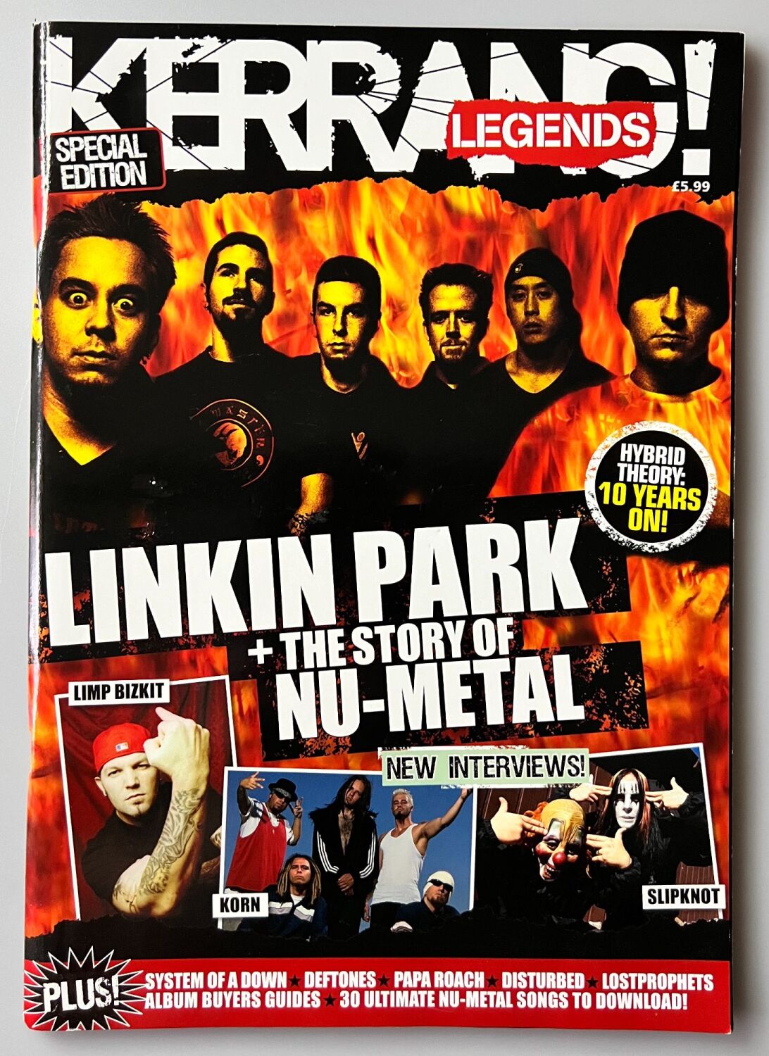 Kerrang Special Edition Legends - Autumn 2010 - Linkin Park, Korn, Slipknot