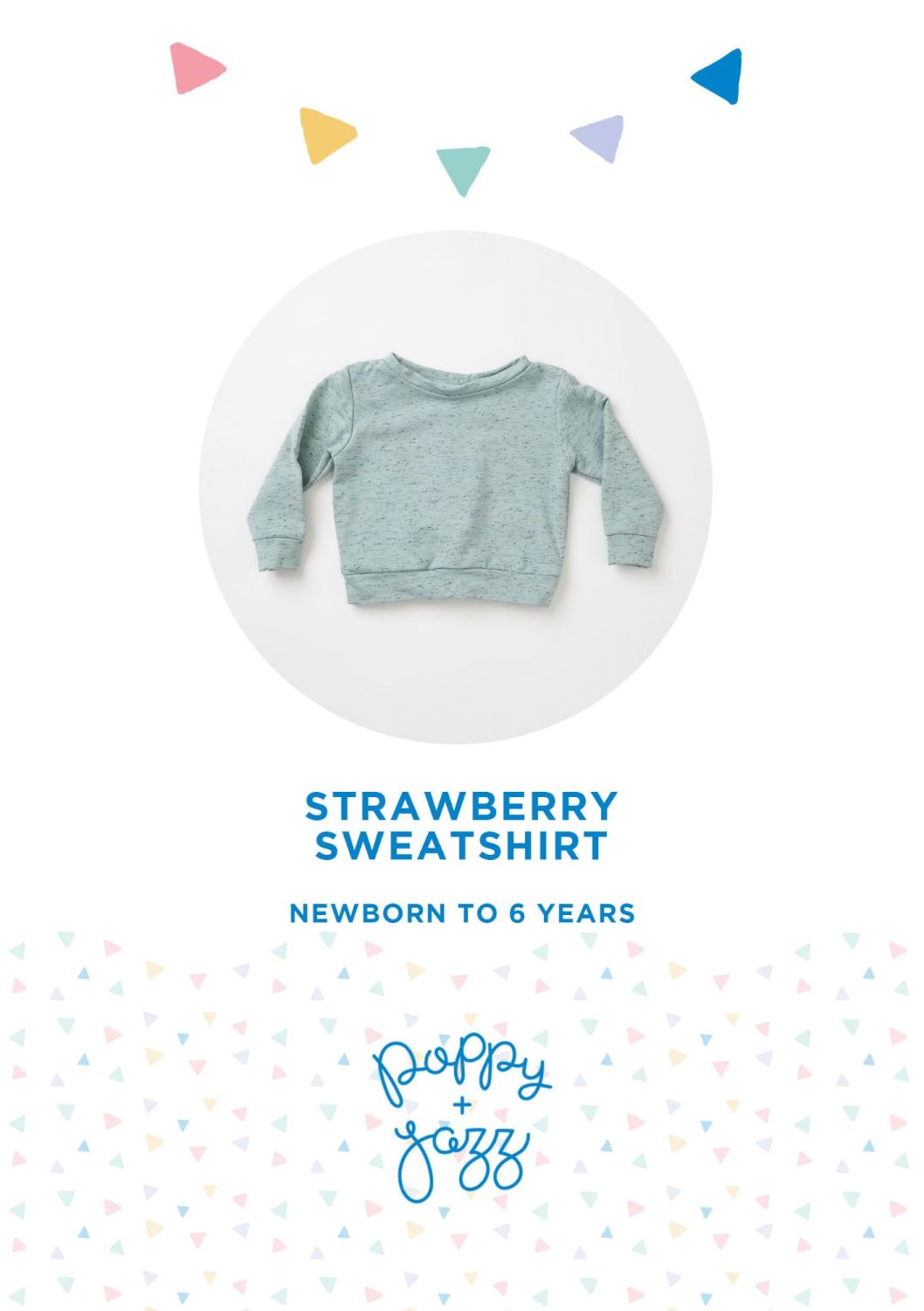 Strawberry Sweatshirt - Poppy & Jazz