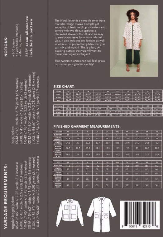 The Ilford Jacket - Friday Pattern Company