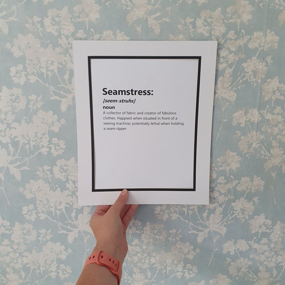Seamstress - 12x10 Unframed Print