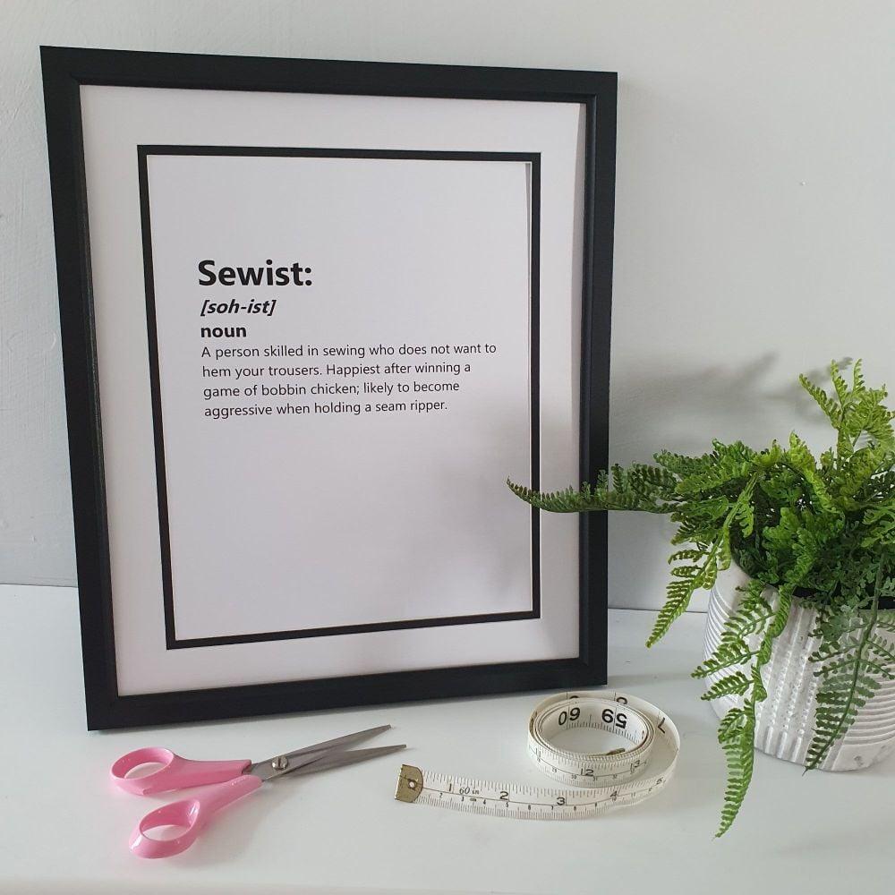 Sewist - 12x10 Unframed Print