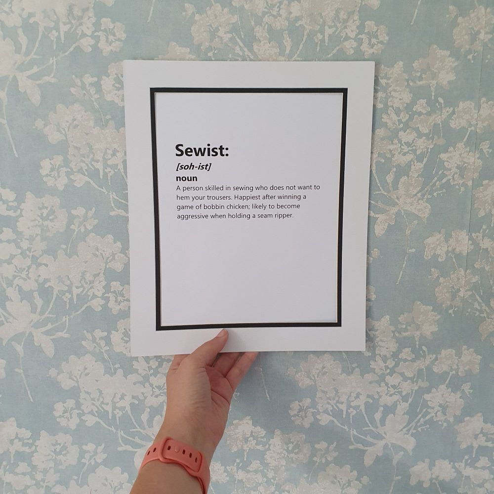 Sewist - 12x10 Unframed Print