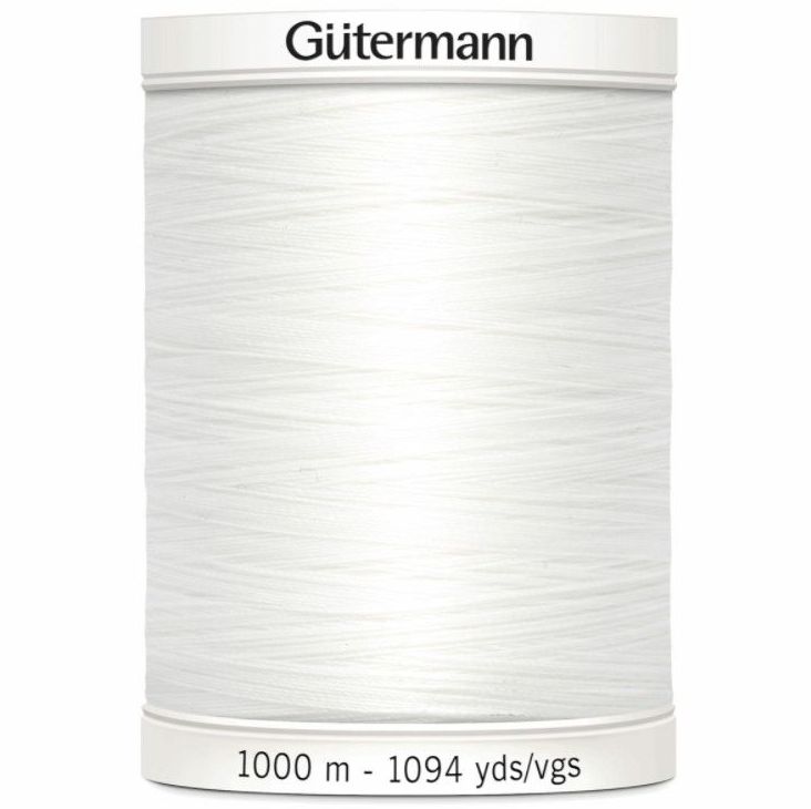 Gutermann Sew-All Polyester Sewing Thread - 1000m White