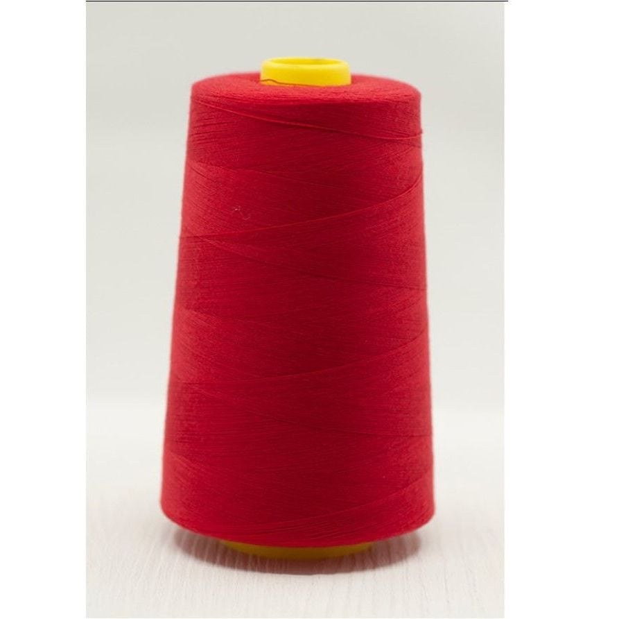 Red Overlocker Thread/Cone - 5000 yards