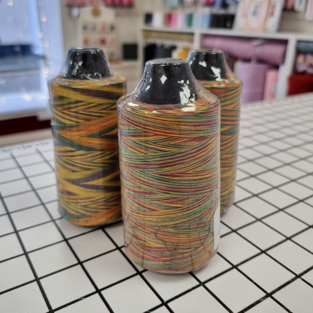 Rainbow Overlocker Thread/Cone - 3000m