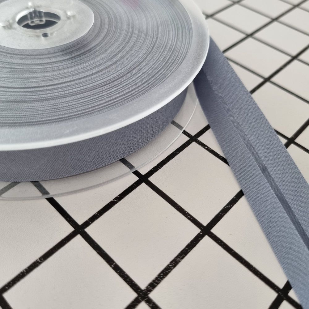 18mm Bias Binding - Slate Grey