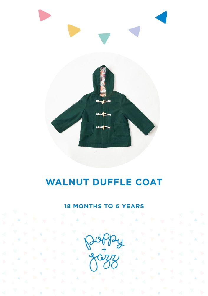 Walnut Duffle Coat - Poppy & Jazz