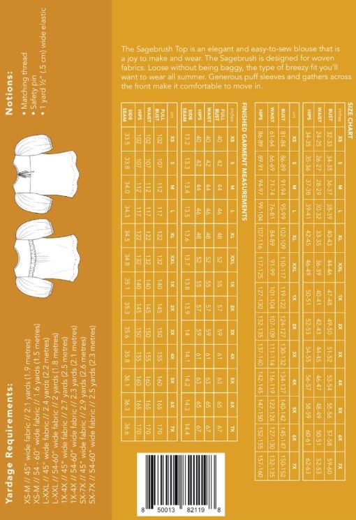 The Sagebrush Top - Friday Pattern Company