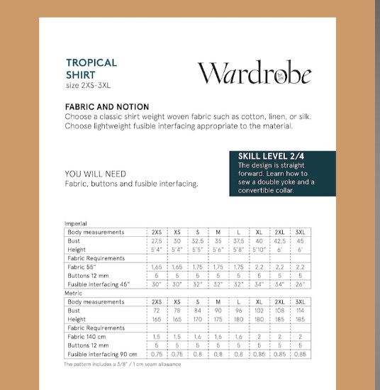 Tropical Shirt - Wardrobe By Me