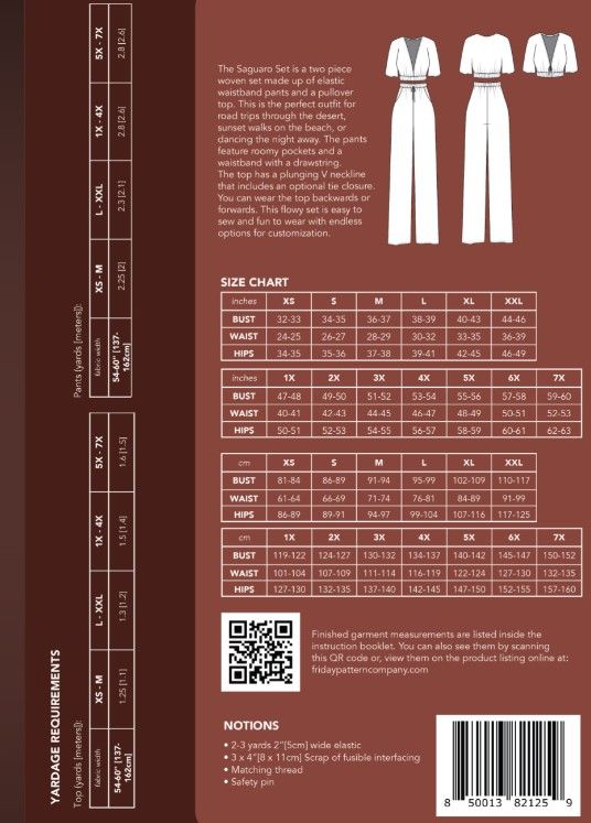 The Saguaro Set - Friday Pattern Company
