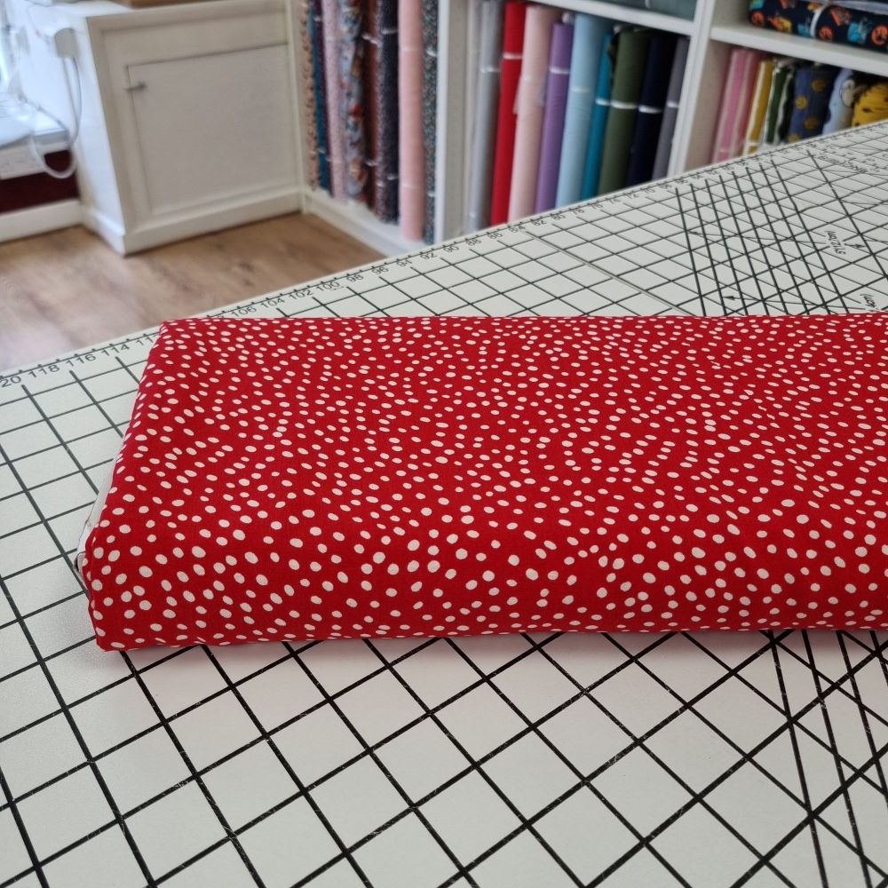 Dotty About Dots Red - Viscose