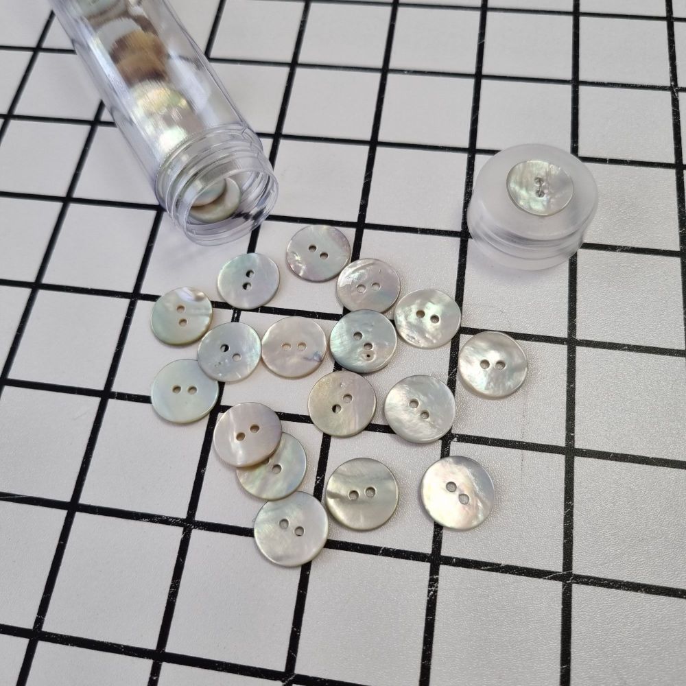 15mm Shell Buttons - Natural