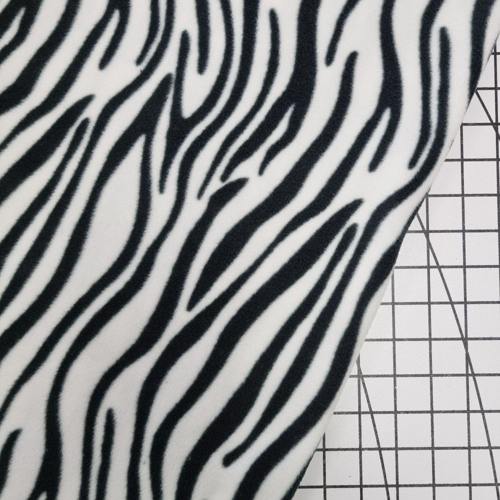 Zebra - Printed Polar Fleece