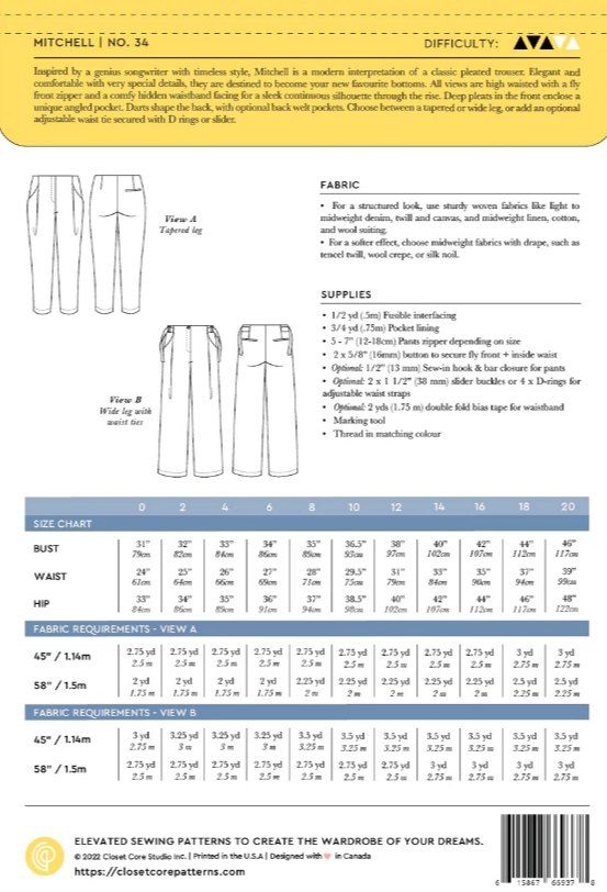 Mitchell Trousers - Closet Core