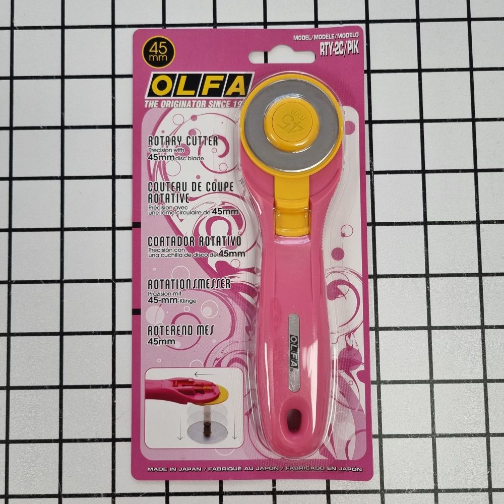Olfa 45mm Rotary Cutter - Pink