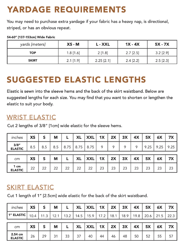 The Saturday Skirt Set - The Friday Pattern Company