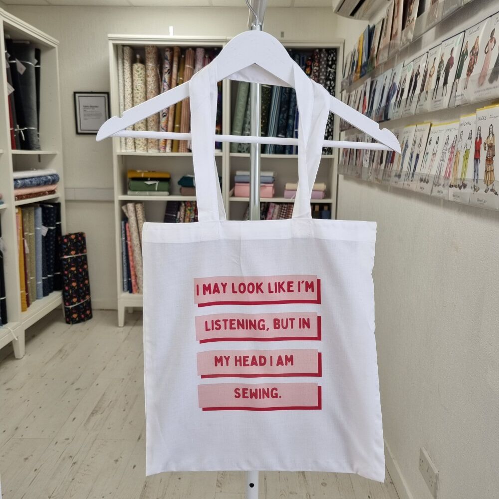 I May Look Like I'm Listening - Tote Bag
