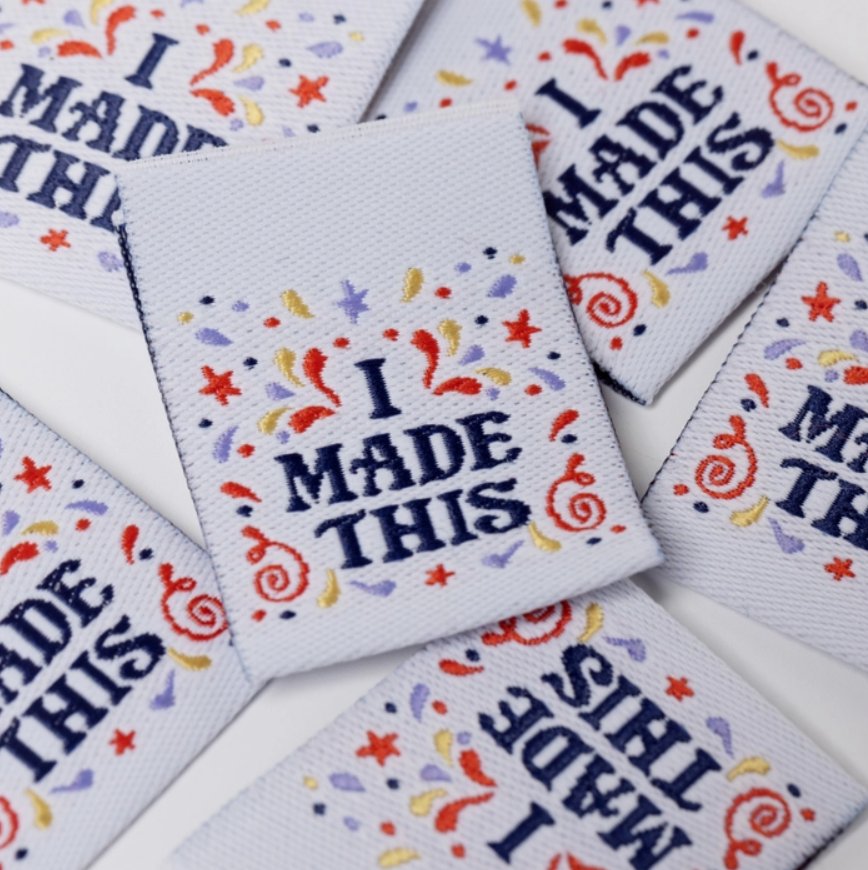 I Made This/I Can Do Anything - Little Rosy Cheeks Woven Labels