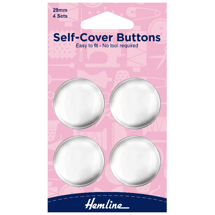 Metal Cover Buttons - 29mm