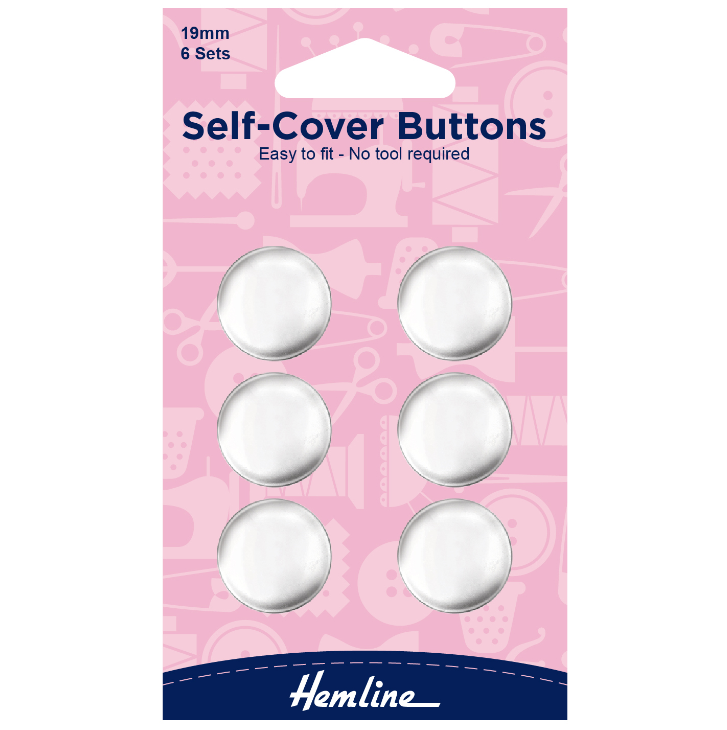 Metal Cover Buttons - 19mm