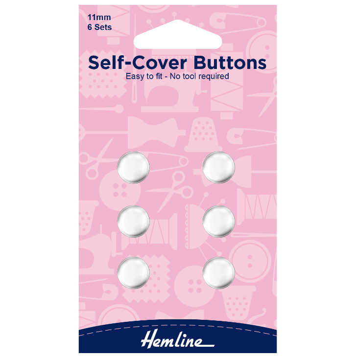 Metal Cover Buttons - 11mm
