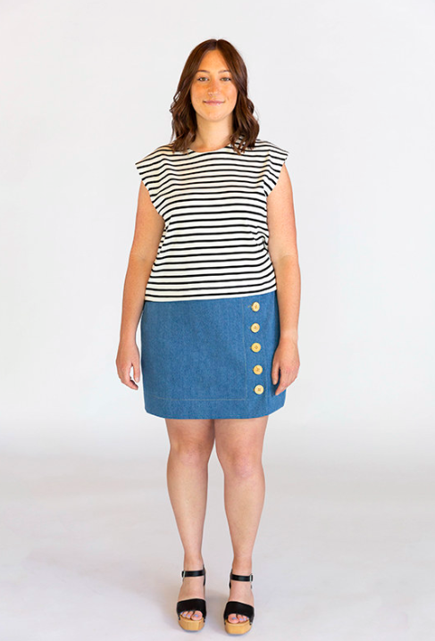 Evelyn Skirt - Chalk & Notch