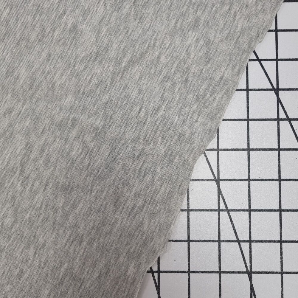 Silver Grey - Sweatshirting