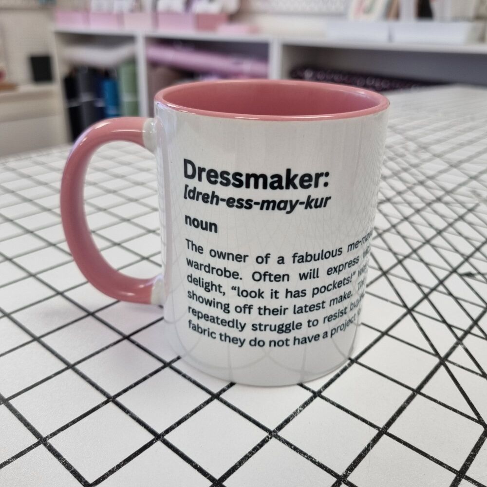 Dressmaker - Pink Ceramic Mug