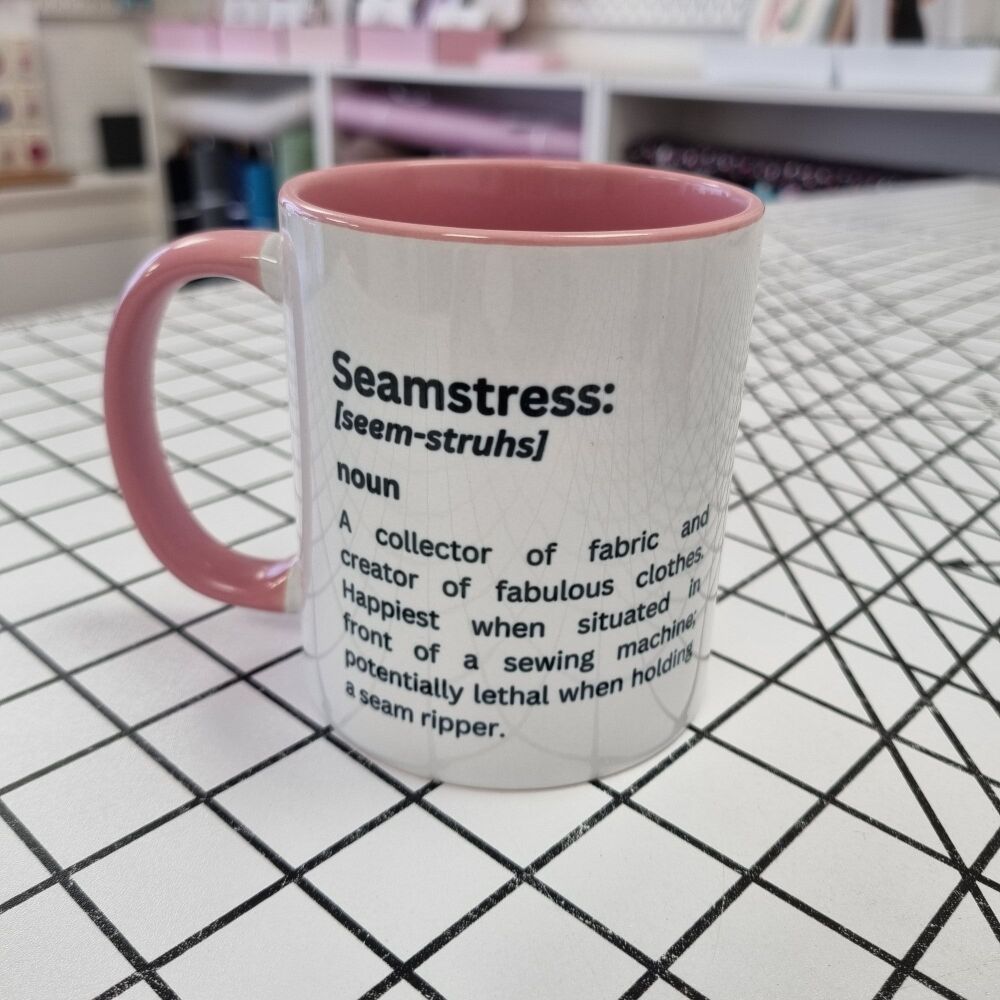 Seamstress - Pink Ceramic Mug